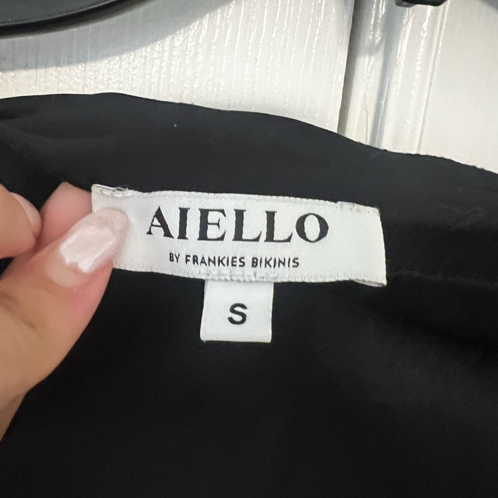 Black midi SILK skirt